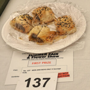 137 - MEN & BOYS ONLY 4 Sausage Rolls