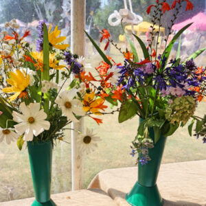 028 - Vase of Mixed Garden Flowers **