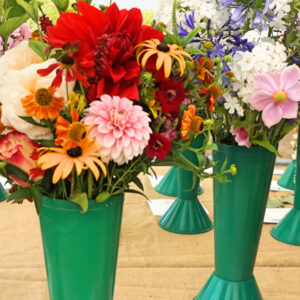 076 - Vase of Mixed Garden Flowers**