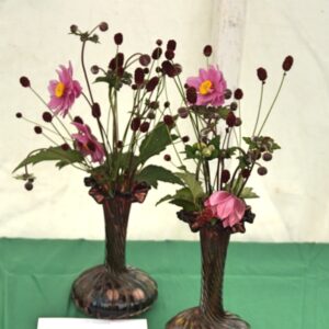 096 - “Twins”: a pair of exhibits using two colours only